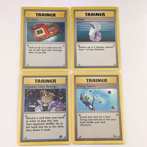 Pokemon Vintage Card Trainer Lot F